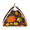 thumbnail image 3 of Lsque Autumn Harvest Pumpkin Joy Printed Long Tissue Box Cover Holder, Facial Paper Organizer Dispenser,Triangle with Bottom Belt, PVC Leather Decorative Organizer, 3 of 9