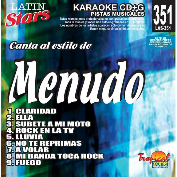 Karaoke Latin Stars 351 Menudo