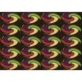 thumbnail image 1 of Ahgly Company Machine Washable Indoor Rectangle Transitional Dark Yellow Green Area Rugs, 6' x 9', 1 of 7