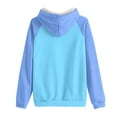 thumbnail image 5 of Timegard Sweatshirts for Women Long Sleeve Hoodies Pullover Fall Color Block Loose Tops with Pockets, 5 of 5
