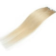 thumbnail image 2 of SEGO Tape in Hair Extensions 100% Real Remy Human Hair Long Straight Gold Hair Acessories Clearance, 2 of 10