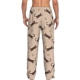 thumbnail image 3 of Xecao Leopard Print Men's Straight Lounge Pajama Pants: The Ultimate in Comfortable Sleepwear, 3 of 9