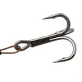 thumbnail image 5 of 3pcs Pike Perch Bass Predator Lure Fishing Stingers Treble Hooks Stainless Steel, 5 of 6