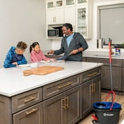O-Cedar RinseClean Spin Mop With 2-Tank System and Microfiber Mop Head