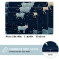 thumbnail image 2 of Constellation Kitchen Rug Outdoor Carpet Door Mat Polyester Non-Slip Machine Washable, 2 of 6
