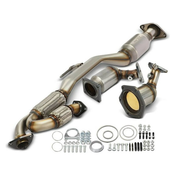 Catalytic Converter Set 3 - Compatible with 2013 - 2019 Nissan Pathfinder 3.5L V6 2014 2015 2016 2017 2018