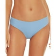 thumbnail image 2 of Becca by Rebecca Virtue Womens Ribbed Cheeky Bikini Swim Bottom, 2 of 5