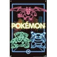thumbnail image 4 of Pokémon - Neon Group Wall Poster, 14.725" x 22.375" Framed, 4 of 4