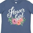 thumbnail image 4 of Inktastic Flower Girl Hand Lettering with Flowers Illustration Girls Toddler T-Shirt, 4 of 5