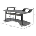 thumbnail image 7 of Pemberly Row Contemporary Wood Studio Music Recording Desk in Black Oak, 7 of 7