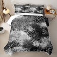 thumbnail image 2 of Homewish Gray Ombre Cheetah Print Twin Quilt Set,Geometric Abstract Twin Coverlet Set,2 Pieces, 2 of 7