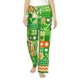 thumbnail image 2 of Picia St Patrick's Day6 Womens Soft Woven Cotton Elastic Waistband Sleep Pajama Pant Lounge Sleep Pant With Pockets And Drawstring-Small, 2 of 9