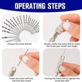 thumbnail image 2 of Micro-Type Pin Vise and Twist HandDrill Rottery Tool with 25Pc 0.5-3 mm Small Metal Manual Drill Bits for, 2 of 7