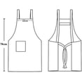 thumbnail image 6 of Cotton and linen Aprons Kitchen Cooking Aprons, Adjustable Bib Chef Apron with 1 Pockets for Men Women, 6 of 6