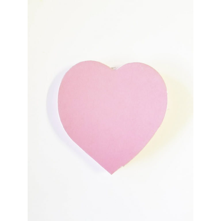 100 Sheets/Pack Pink Heart Shaped Sticky Notes With Flower Patterns,  Suitable For Take-Out Orders, Repeatedly Adhesive, Easy To Tear, For  Students Or Messages.