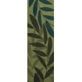 thumbnail image 2 of Emery, Kristin 13x32 Gold Ornate Wood Framed with Double Matting Museum Art Print Titled - Light Green Leaves, 2 of 4