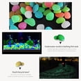thumbnail image 4 of 100Pcs Glowing Stones for Decorations Fish Tank Aquarium Luminous Stone Indoor Outdoor Zen Garden Stones Rocks Glow In The Dark Pebbles, 4 of 7