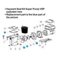 Pool Pump ORing Seal Repair Kit for Hayward Super Pump SP2600 1600