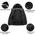 thumbnail image 3 of Men's Mountain Waterproof Ski Jacket Windproof Warm Winter Rain Coat, 3 of 7