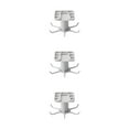 thumbnail image 4 of kurtrusly Kitchen Hanger Self-adhesive Replacement Solid Color Rotatable 6 Claw Detachable Cup Brush Rack Holder Accessories Grey 3Set, 4 of 6