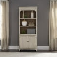 thumbnail image 5 of Liberty Furniture Industies, INC Farmhouse Reimagined Bookcase in Antique White w/ Chestnut Top, 5 of 7