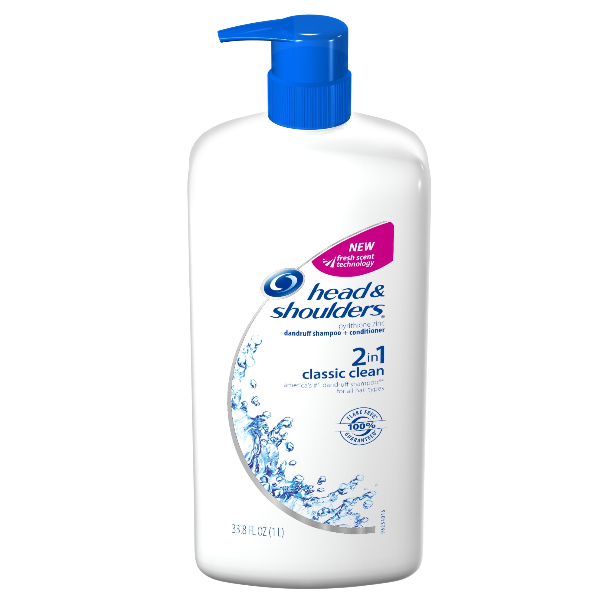 Head and Shoulders Classic Clean 2-in-1 Dandruff Shampoo + Conditioner 33.8 Fl Oz