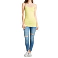 thumbnail image 2 of Women & Juniors Adjustable Spaghetti Strap Basic Camisole Long Tunic Tank Top, 2 of 3