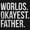 Black, variant on Worlds Okayest Father Funny Dad Gift Men's Graphic T Shirt Tees Brisco Brands L
