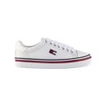 thumbnail image 2 of Tommy Hilfiger Womens White Striped Lace-up Athletic Sneakers, 2 of 4