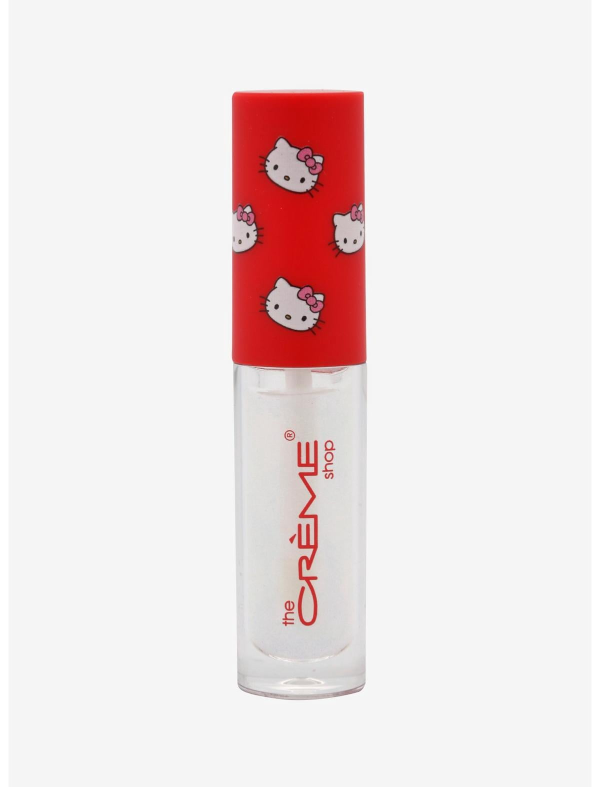The Crème Shop Hello Kitty Kawaii Kiss Lip Oil Watermelon, Hydrating Lip Oil Treatment, 0.123 oz