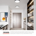 thumbnail image 5 of Alora Lighting FM554015MB-5CCT Adelaide 15" Wide Led Flush Mount Drum Ceiling Fixture -, 5 of 7