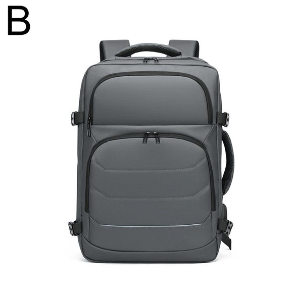 Men'S Backpack Foreign Trade Large Capacity Junior High School Students Schoolbag Simple Commuter Computer Bag