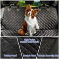 thumbnail image 2 of JSTHT Fundas de asiento de coche para perros para asiento trasero, impermeable, protector de asiento de banco, antideslizante, duraderas, suaves, fundas de asiento trasero para coche, camión y SUV (ne, 2 of 5