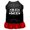 Black W/Red, variant on Pet Dog Cat Dress Screen Printed, "Be Thankful For Me"
