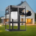 thumbnail image 4 of Lámpara De Pared Proyector de pared solar retro de la lámpara de pared de la casa del LED para el parque del patio (1pc) Ndcxsfigh Para estrenar, 4 of 8