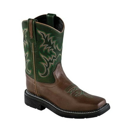 Children's Old West Square Toe Cowboy Boot - (Best Place To Get Cowboy Boots)