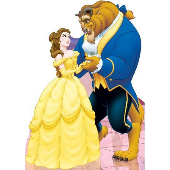 Belle And Beast Life-Size Cardboard Stand-Up