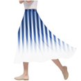 thumbnail image 1 of ameIAEA Women A-Line High Waist Midi Skirt Color Block Ruffle Flowy Skirts 2024 Fall Trendy Skirt, 1 of 6