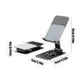 thumbnail image 3 of ¡Precios en Caída!, Soporte para teléfono móvil Soporte plegable para teléfono móvil Tabletas Teléfonos móviles Material de ángulo ajustable Estructura estable Fácil de disipar el calor Akmoler, 3 of 8