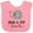Pink and White, variant on Inktastic Mimi and Pop Love Me Grandchild Boys or Girls Baby Bib