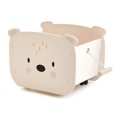 thumbnail image 1 of Tender Leaf Toys - Carro de oso para niños - Carro de madera con ruedas para mover juguetes libros para niños a partir de 3 años, 1 of 5