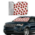 thumbnail image 3 of Kdxio Hand Drawn Strawberry Print Front Windshield Sun Shade,Folding Auto Sunshade for Car Truck SUV-Medium, 3 of 7