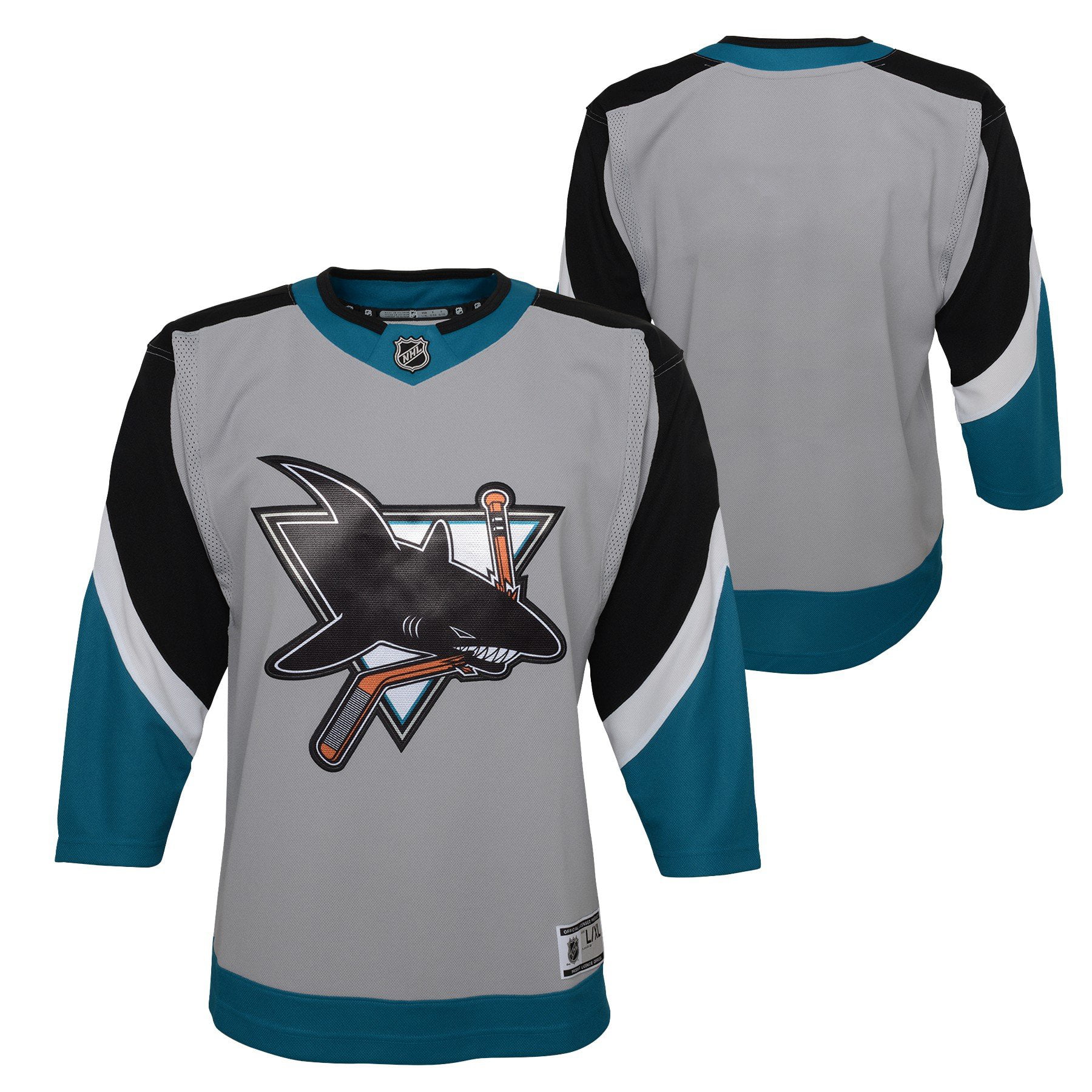 NHL San Jose Sharks Boys' Long Sleeve T-Shirt - L