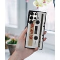 thumbnail image 5 of WIRESTER Shockproof Soft Rubber Cover Case for Samsung Galaxy S25 Ultra 6.8" 2025, Retro White Cassette Tape Hip Hop, 5 of 5