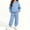 Blue, variant on BRGZLK Boys Girls Hoodie Sweatsuit Set Trendy Solid Color Long Sleeve Half Zip Pullover Sweatshirt and Sweatpants Comfort Warm Tracksuit Fall Winter Clothes for Daily Wear 2026 Black 7-8 Years