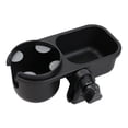 thumbnail image 6 of Universal Accessory Cup Holder for Baby Strollers New Baby Stroller Cup Holder 2-in-1 Stroller Water Cup Snack Storage Rack (black), 6 of 7