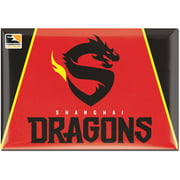 Angle View: WinCraft Shanghai Dragons 2'' x 3'' Magnet