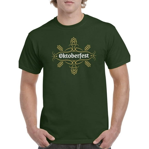 Oktoberfest Wheat Sign T-Shirt Men -Image by Shutterstock, Male XX-Large