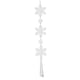 thumbnail image 1 of 10 cadenas de cristal de copo de nieve, decoración de ventana de hilo colgante de vidrio DIY, 1 of 8