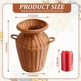 thumbnail image 2 of Rattan Weaving Vases, 9" Decorative Flower Basket Rattan Vases, Multipurpose Hand Woven Vases Decor for Living Room Homes, Restaurants, Hotels Offices​ Decor, 2 of 7